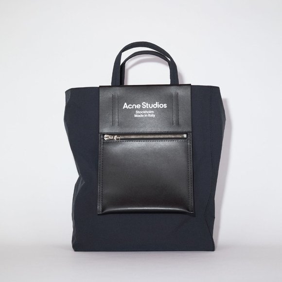 ACNE STUDIOS Papery black nylon tote - Picture 1 of 3